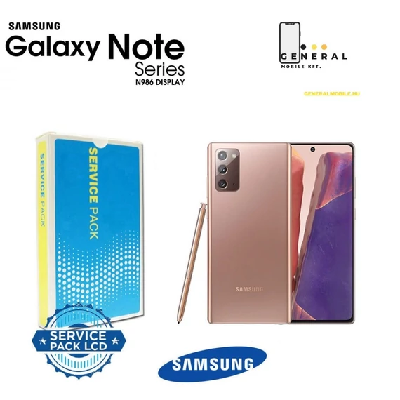 SM-N985/N986 (NOTE20 Ultra 4G/5G 2020) BRONZE gyári kijelző