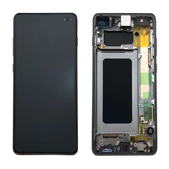 SAMSUNG GALAXY S10e G970F Fekete Service Pack gyári kijelző