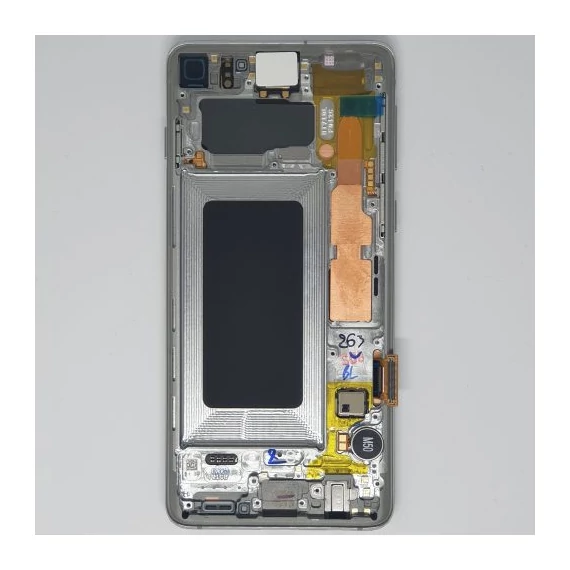 Samsung Galaxy S10 gyári kijelző -White/Silver-