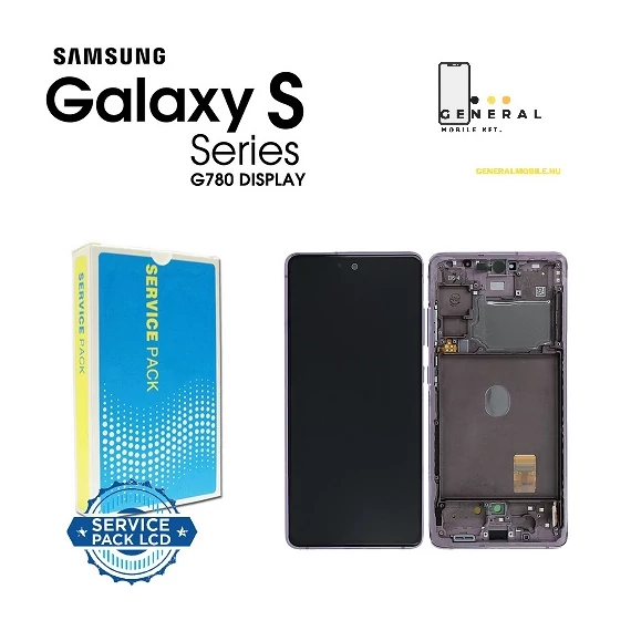 Samsung SM-G780 Galaxy S20 FE 4G/5G gyári kijelző -Cloud Lavender-