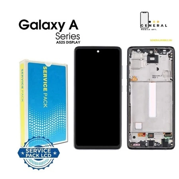 Samsung SM-A528 ( A52S 5G 2021 ) FEHÉR keretes gyári kijelző