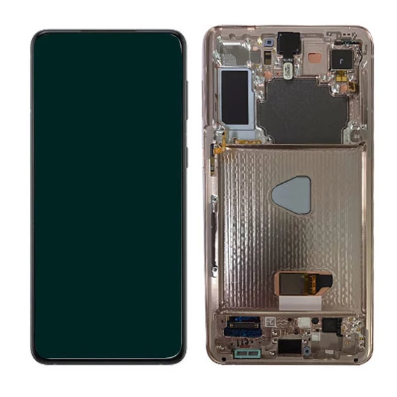 Samsung S21 FE SM-G990 gyári kijelző fehér
