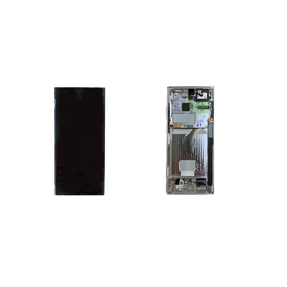 Samsung Galaxy S918 (S23 Ultra 5G 2023)  fekete kijelző -Service Pack-