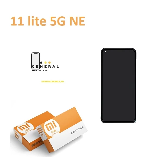 Xiaomi 11 Lite 5G NE gyári kijelző -SERVICE PACK-