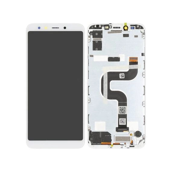 Xiaomi Mi A2/Mi 6X kijelző fehér - GYÁRI -