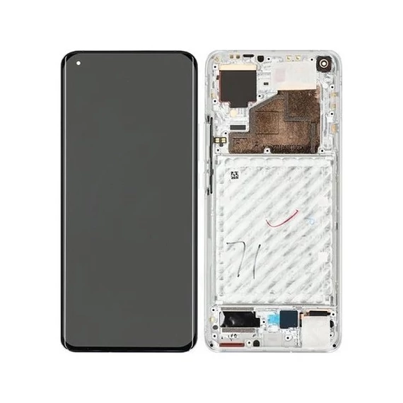 Xiaomi Mi 11 5G (2021) gyári kijelző -Ezüst-