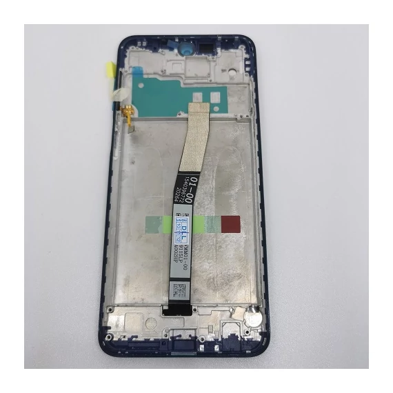 Xiaomi Redmi Note 9 Pro / Note 9S kék keretes kijelző -Service Pack-