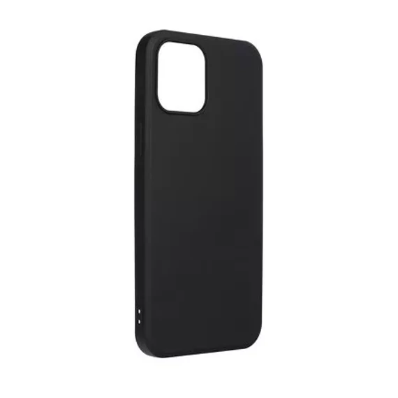 Samsung A12 matt fekete szilikon tok