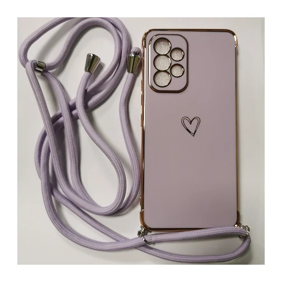 Samsung A53 lila szilikon tok