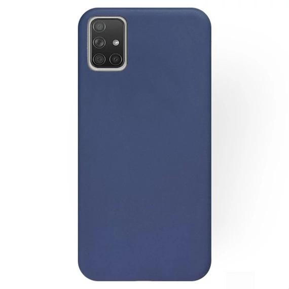 Samsung A71 Defender sötétkék szilikon