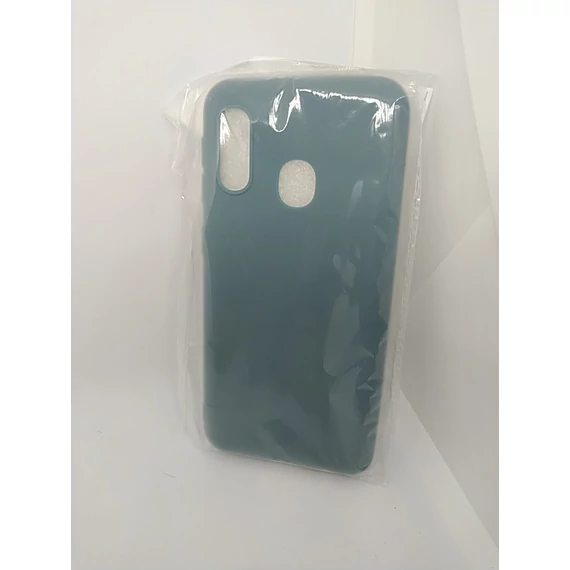 Samsung A20e szilikon tok -ZÖLD-SZÜRKE-