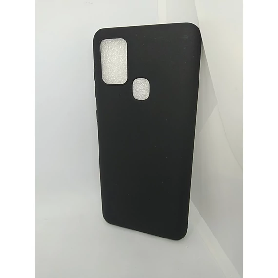 Samsung A21s fekete szilikon tok
