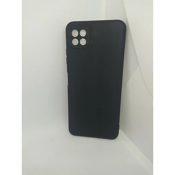 Samsung A22 5G matt fekete szilikon tok