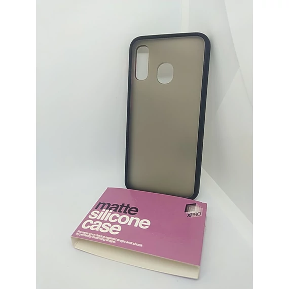 Samsung A40 HYBRID matt fekete tok