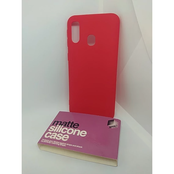 Samsung A40 matt piros szilikon