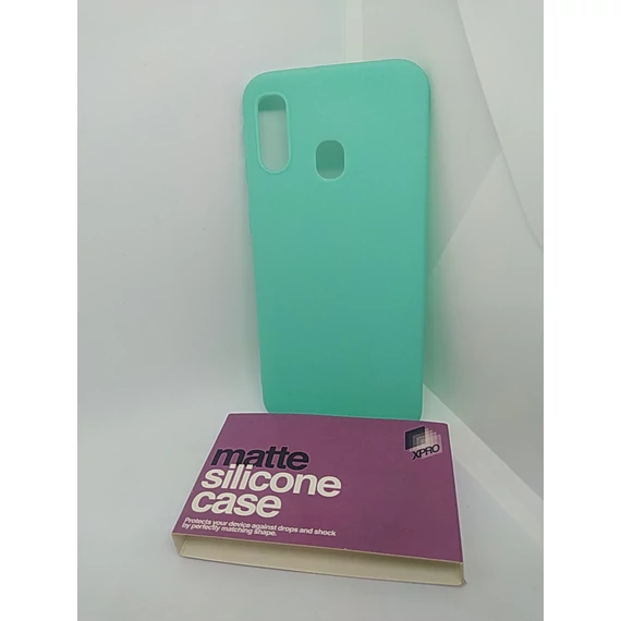 Samsung A40 matt zöld szilikon tok