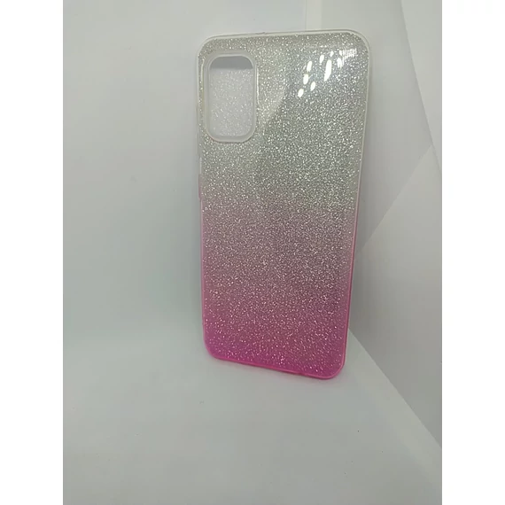 Samsung A41 DMD PINK-EZÜST csillogó tok