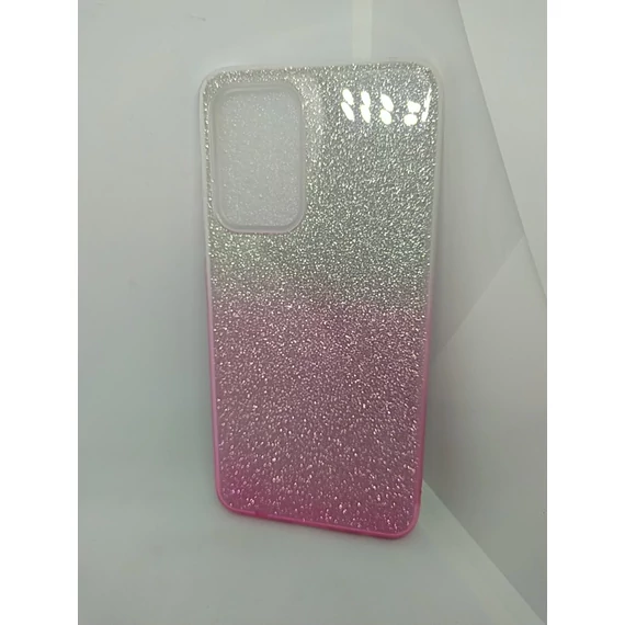 Samsung A52 DMD szilikon tok (pink-ezüst átmenet)