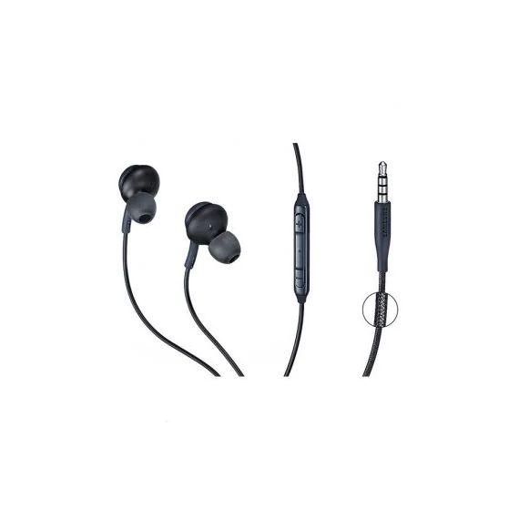 Samsung EO-IG955 G950 Galaxy S8 gyári fekete 3,5mm sztereo headset (AKG)
