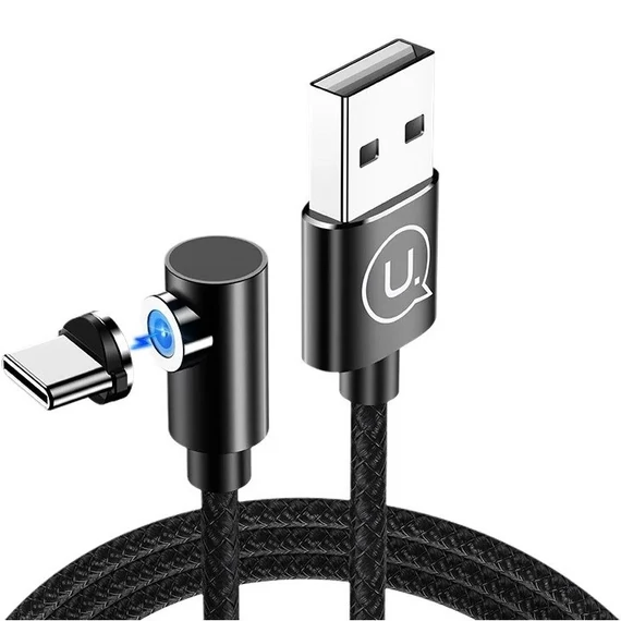 Usams USB-Type-C mágneses csatlakozó, gyorstöltés támogatás, 100cm